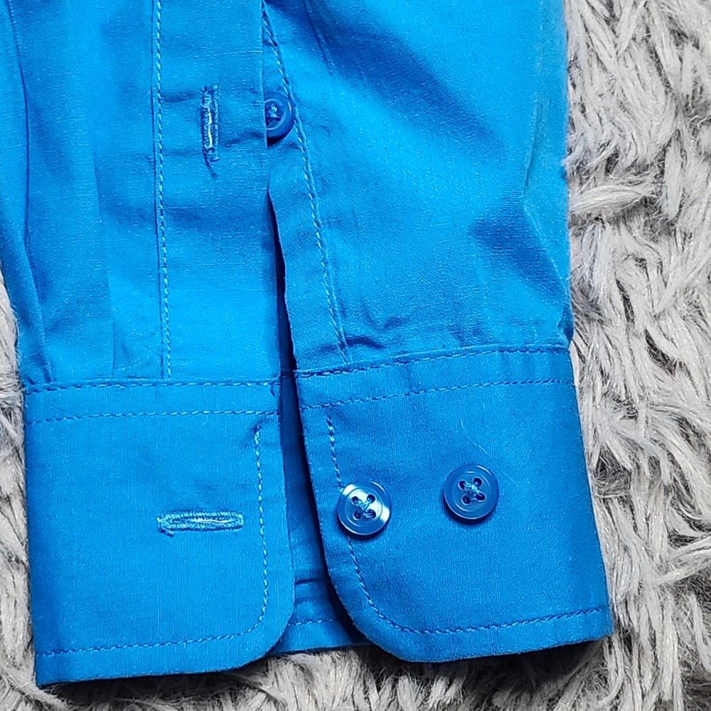 NASA Shirt Womens XL Langley Research Center Button Down Up Blue Embroidered USA - Picture 6 of 10